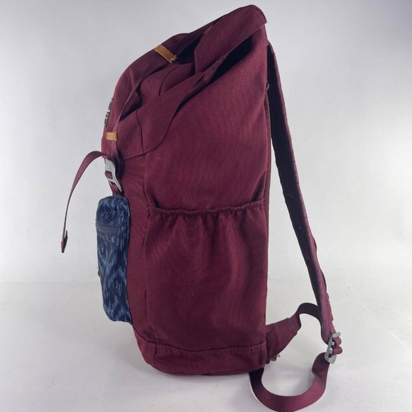 NWOT Eddie Bauer Bygone 25l Topload Pack Burgandy Casual School Outdoor bag back - Picture 2 of 9